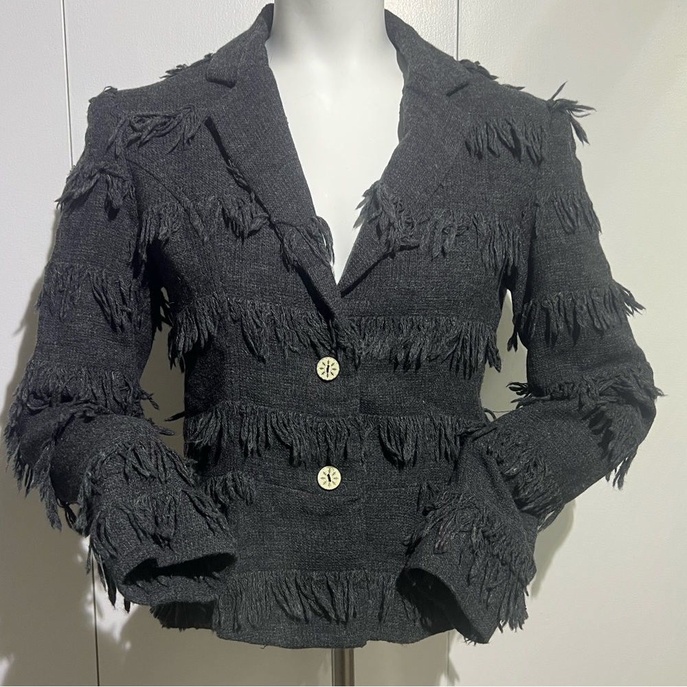 Maestro Symphony Harmony Shag Crop Jacket
